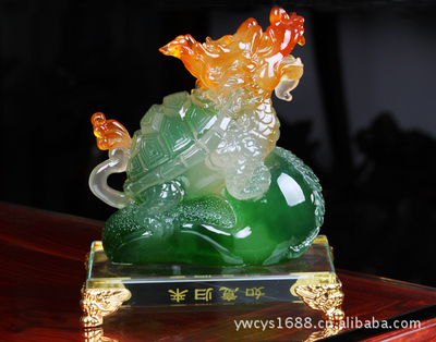 招財(cái)納福，如意歸來(lái)——熱銷仿玉樹脂工藝品龍龜貔貅鑒賞